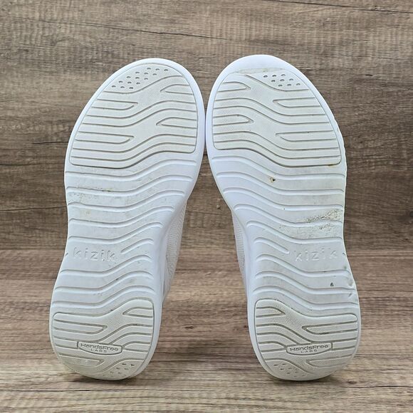 Kizik Athens Men's 6 Women's 7.5 Wide White Hands Free Shoes (I3FC DATHWT01-2E) - Picture 8 of 10